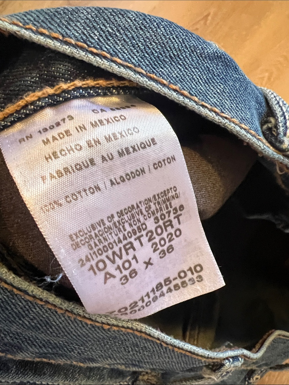 Wrangler Retro Relaxed Boot Men’s 36x36 Blue Jeans - Picture 8 of 11